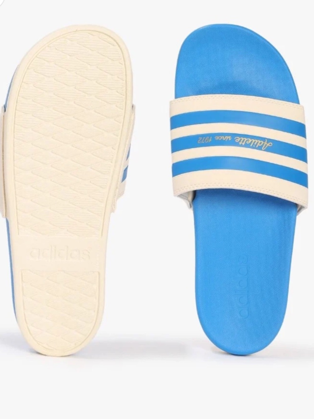 Adidas Adilette Comfort Striped Slides